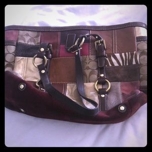 Coach patchwork bag